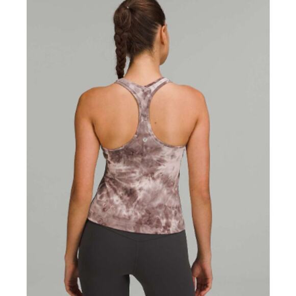 Lululemon Cool Racerback Short Tank Top *Rock Shadow Grey SZ 4 - Picture 2 of 5